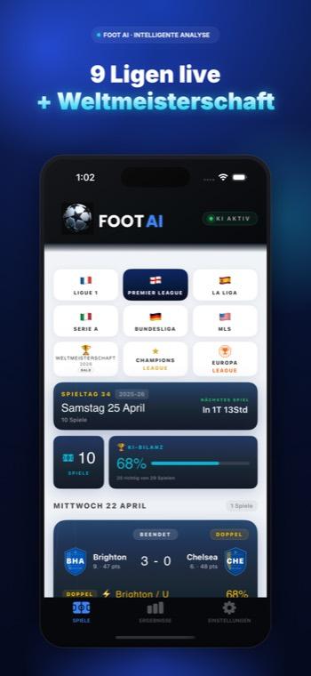 FOOT AI screen 1