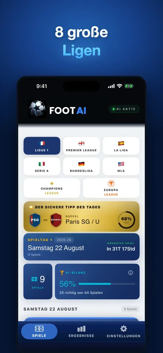 FOOT AI screen 1