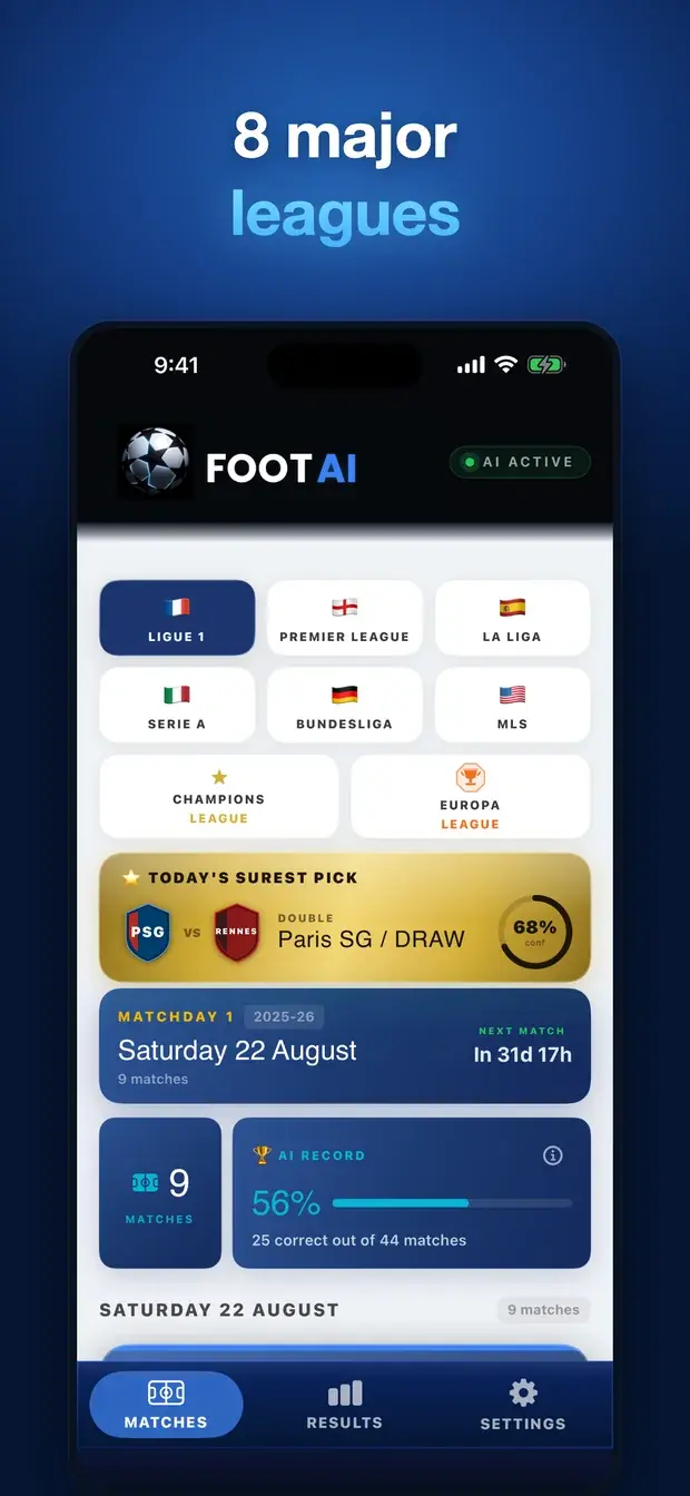 FOOT AI screen 1