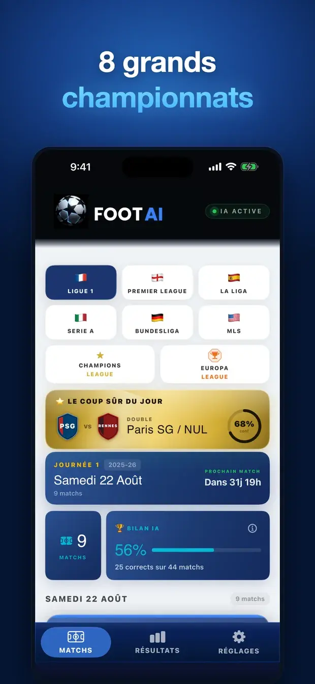 FOOT AI screen 1