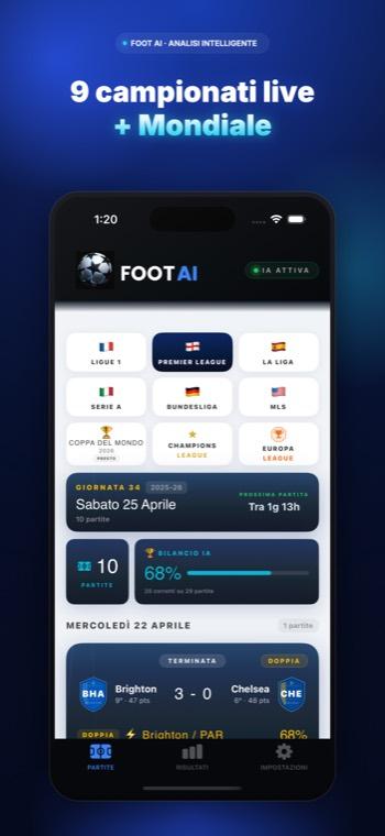 FOOT AI screen 1